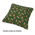 thumbnail image 3 of Throw Pillow Covers, Capybara Orange Soft Square Pillow Cases with Invisible Zipper for Couch Bed Sofa, Farmhouse Fall Home Decor 18"x18", 3 of 7