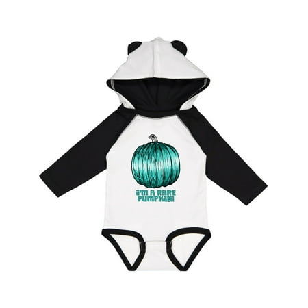 

Inktastic Allergy Awareness I m a Rare Pumpkin in Teal Marker Gift Baby Boy or Baby Girl Long Sleeve Bodysuit