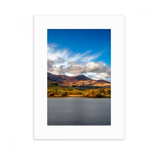 Mountain Crystal Lake Science Nature Scenery Desktop Photo Frame Picture Display Decoration Art Painting