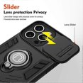 thumbnail image 2 of For Iphone 16 Pro Case Slide Camshield Kickstand Pc+tpu Phone Cover -, 2 of 5