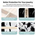 thumbnail image 3 of Print Travel Portable Square Jewelry Stand Organizer Storage Box for Rings, Earrings, Necklaces, Bracelets - Suitable for Girls and Women, 3 of 6