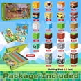 thumbnail image 6 of Magnetic Blocks - Minecraft Building Blocks - Building play for children ages 4-10 - Construction building set, birthday gift, Christmas gift, gift for children ages 4 and up, 6 of 10