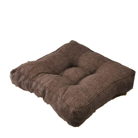 

Square Floor Seat Pillows Cushions Soft Thicken Yoga Meditation Cushion Linen Tatami Floor Pillow Reading Cushion Chair Pad Casual Seating for Adults & Kids