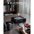 thumbnail image 3 of Reproductor de CD Leapwell L-CD202 portátil Bluetooth con altavoz negro, 3 of 7