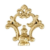 B&P Lamp® 2 3/8" Cast Brass Finial, Tap 1/8F, Unfinished
