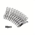 thumbnail image 4 of 10/20/30 PCS of Large Stainless Steel Clips for Home Drying Down Clothes and Quilt Spring Windproof Clothespins for Home Laundry, 4 of 4