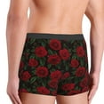 thumbnail image 5 of Balery Rose Men's Boxer Briefs, Soft and Breathable Cotton Underwear with nylon Waistband-Small, 5 of 9