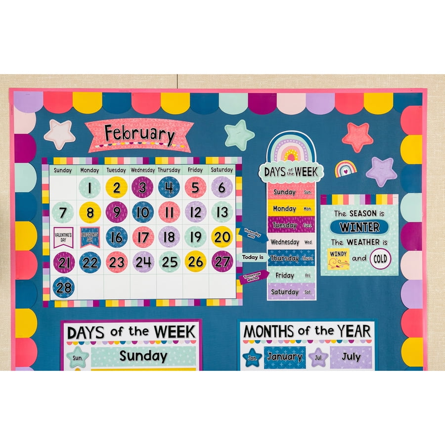 Teacher Created Resources Oh Happy Day Calendar Bulletin Board Set -  Walmart.com