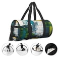 thumbnail image 3 of Easygdp Abstract Brushstrokes Green Blue Bolsa de Viaje, Bolsa de Mano, Bolsa de Gimnasio, Bolsa de Equipaje para Viaje, 3 of 6