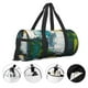 thumbnail image 3 of Balery Abstract Brushstrokes Green Blue Bolsa de Gimnasio para Mujeres y Hombres, Bolsa de Viaje Impermeable, Bolsa de Fin de Semana con Compartimento para Zapatos y Bolsillo Húmedo, 3 of 6