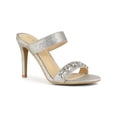 thumbnail image 1 of BLISSFUL STEP Women's Glitter Rhines Stiletto Heel Sandals Silver 6, 1 of 8