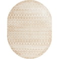 thumbnail image 3 of Unique Loom Bohemian Trellis Collection Area Rug - Gypsy (6' x 9' Rectangle Stone Gray/Ivory), 3 of 7