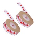 thumbnail image 4 of 2 uds cinta roja 1,5 cm/0,6 pulgadas de ancho patrón de corazón cintas de embalaje DIY accesorios para manualidades de corte, 4 of 8