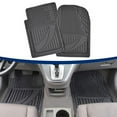 motor trend of793bk flextough advanced performance mats3pc rubber