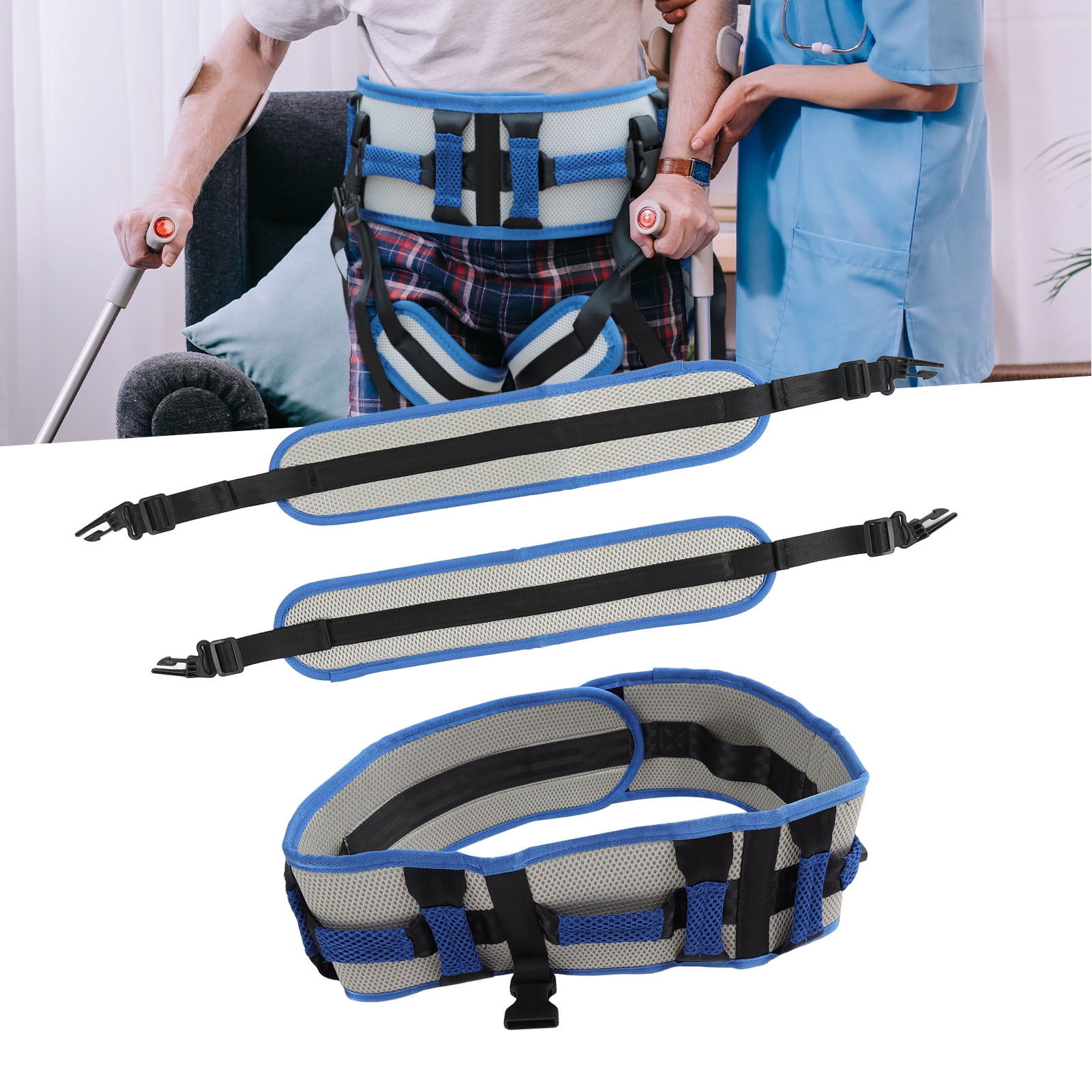 Transfer Belt Transfer Gait Belt for Seniors Stable Support Uniform Force EVA Transfer and Walking Gait Belt with Leg for Patients Elderly Walmart