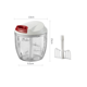 thumbnail image 1 of Picadora Manual con Cuerda, Acero Inoxidable ABS, Blanco/Rojo, 1 of 2