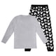 thumbnail image 2 of Disney - Set de Pijama Largo de Mickey Mouse Guiño para Mujer (Gris, Negro, Blanco), 2 of 5