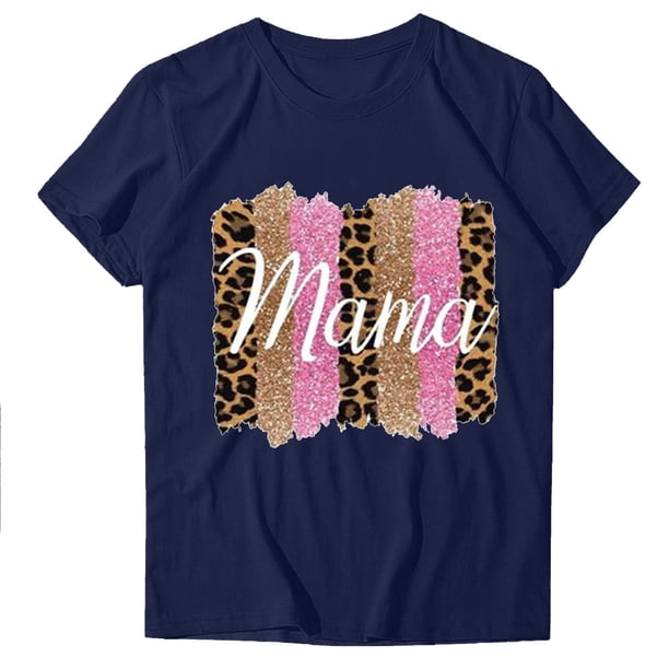 Blusas de Manga Corta para las Mujeres Divertido Impreso Cuello Redondo Tee, Vintage Humor Gráfico Blusas de Primavera para las Mujeres