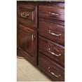 thumbnail image 7 of Jeffrey Alexander 718-128 Glenmore 5" Center To Center Drop Cabinet Pull - Gun Metal, 7 of 7