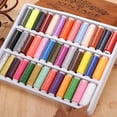 thumbnail image 4 of Hilo de coser poliéster hilo de coser carrete conjunto DIY herramientas de bordado Manual Color aleatorio 39 Piezas Inevent HA5387-00B, 4 of 6