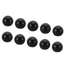 Uxcell M10 Thread Ball Lamp Finials Cap Knob Lamp Decoration Screw Caps for Lamp Harp Holder's Top Black 10 Pack