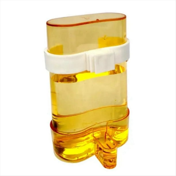 Alimentador Amarillo Colgante para Canarios, Contenedor de Almacenamiento, Cacatúa, , Bebedero para Pájaros, Comedero de Agua para Pájaros