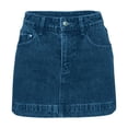 thumbnail image 6 of Breezora Women's Denim Skort High Waisted - Stretchy Jean Skirt with Shorts, Vintage Washed Casual Summer Bottom, 6 of 9