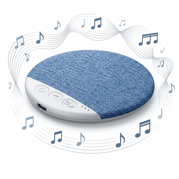Pillow Speaker, Hi Fi Sound Quality Bluetooth Music Disc with Automatic Shutdown Timer for Cozy Bedside Sleeping