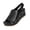 A Black, variant on Sandals Women Sandals Women Dressy Women's Fashionable And Versatile Plus-Size Wedge Sandals Spring/Summer Style Trendy And Comfortable Thick-Soled Sandals Brown 41