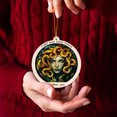 thumbnail image 4 of Medusa Stained Glass Suncatcher Ornament – Holiday Ornament with Text for Loved Ones, Family & Friends, Christmas 2025 Decoration, 4 of 6