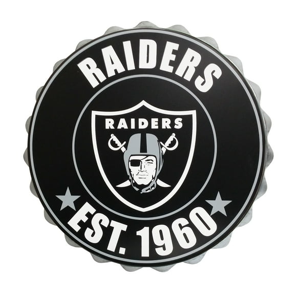 Oakland Raiders Logo du Mur du Bouchon de Bouteille