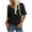 Black, variant on Women's Classic Basic Tee Round Neck Short Sleeve Solid Color Casual Shirt Comfortable Versatile Wardrobe Staple