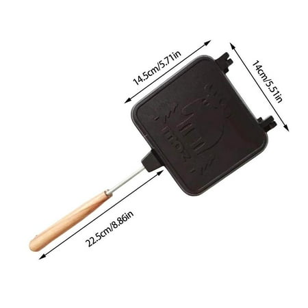 

Sandwich Baking Pan Sandwich Reversible Frying Pan Non-Stick Double Sided Mould Pan Sandwich Bread Toast Baking Tool
