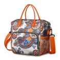 thumbnail image 1 of Elegant Tribal Paisley Lunch Tote – Dual Compartment Leakproof & Perfect for Spring and Summer, 1 of 6
