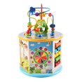 thumbnail image 4 of GUOOL 8 Function Wooden Animals Fruits Beads Metal Roller Coaster Educational Toy, 4 of 7