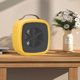 thumbnail image 3 of Mini ventilador de calefacción eléctrica de 500 W con asa, soplador de aire caliente de escritorio (amarillo) Likrtyny Eléctricas, 3 of 7