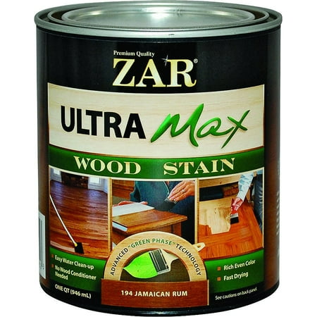United Gilsonite 19412 Oil-Modified Waterborne Wood Stain, 1 qt Container, 1600 sq-ft/gal