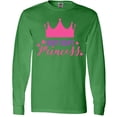 thumbnail image 3 of Inktastic Birthday Princess, Crown, Stars - Pink Purple Long Sleeve T-Shirt, 3 of 5