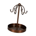 thumbnail image 3 of Soporte para joyas, expositor de joyas, bandeja de hierro de gran capacidad para llaves, joyería Negro, 3 of 5
