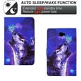 thumbnail image 4 of SaniMore for Samsung Galaxy Tab A 10.1 inch SM-T580/T585 Case, PU Leather Wallet Flip Case Auto Wake/Sleep Card Slots Multiple Viewing Angles Full Wrap Protective Fashion Case, Wolf, 4 of 7