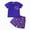 R415-Blue, variant on NOLDARES USA Patriotic Little Boy Outfit 4th of July Embroidery Short Sleeve T-Shirt Elastic Waist Shorts 2Pcs Summer Clothes(Blue,2-3 Y)
