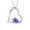 Purple, variant on 925 Sterling Silver Heart Birthstone Necklace for Women - Diamond Pendant Necklace, Elegant Jewelry Gift for Mom, Wife, Girlfriend, Valentine's Day, Anniversary, Birthday, Christmas, Graduation