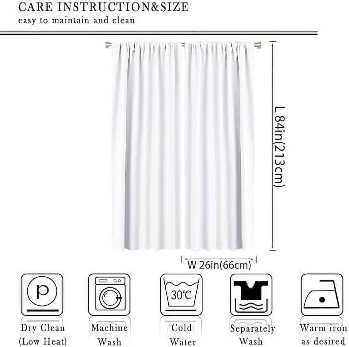 Game Boys Curtains, Video Games Gamepad Controller Gamer Cool Colorful Print Window Treatments for Teen Nursery Bedroom Playroom Living Room, （W26xL84 Inch） x2 Panels