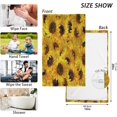 thumbnail image 3 of Dreamtimes Sunflower Ultra Soft 2 PCS Towel Set, Highly Absorbent Hand Towels 16 x 28 Inch Cotton Towels for Bathroom Hotel Gym Travel, Ideal for Daily Use, 3 of 7