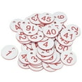 thumbnail image 2 of Étiquettes Rondes Numérotées en ABS pour Ruche C50 Pcs avec Trou Fournitures d'Apiculture pour Bétail, 2 of 8