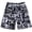 A001, variant on FLMEI Men's Shorts Elastic Waist Loose Shorts Printed Beach Five Pants Quick Dry Summer Sweat Casual Shorts for Mens M-4XL