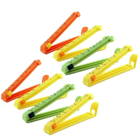 

8Pcs Portable New Kitchen Storage Food Snack Seal Clamp Food Bag Clips Kitchen Tool Home Food Close Clip(Random Color)