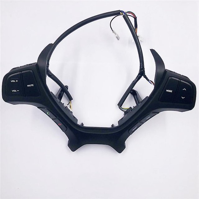For I10 2014-2017 Steering Wheel Remote Control Switch Button Car Multifunction Audio Cruise 56100-B9040