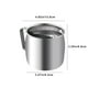 thumbnail image 3 of Aparatos de cocina, Accesorios de cocina, Utensilios de cocina, Utensilios de cocina, Taza de media luna de acero inoxidable 304, Taza de alto valor, Taza separadora de escoria, Taza de té, Taza de ac, 3 of 8