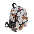 thumbnail image 2 of FORMRS School Backpack with Front Zippered Pocket 12" Student Travel Daypack, Rainbow Stars Pattern, 2 of 6